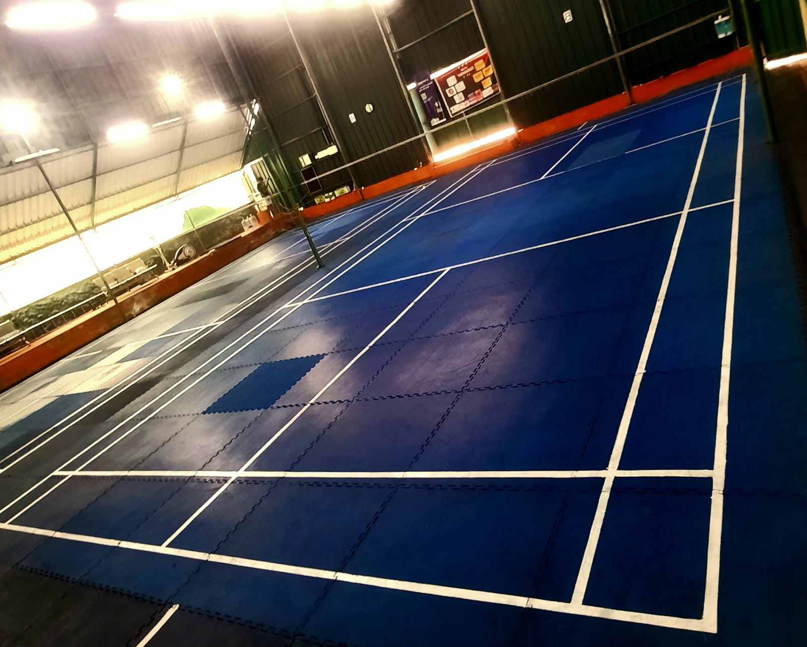 Badminton court building