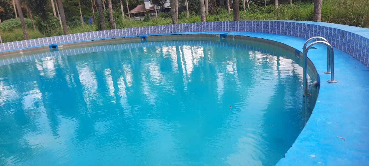 PeedsPark swimming pool, poolside view