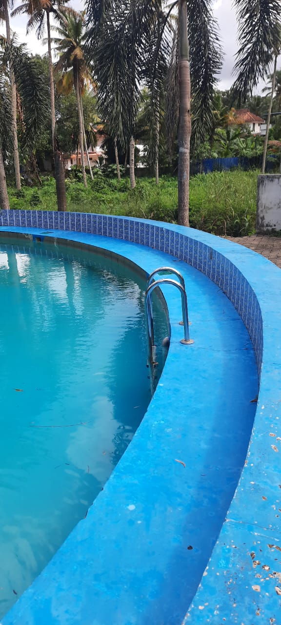 PeedsPark swimming pool, close-up view